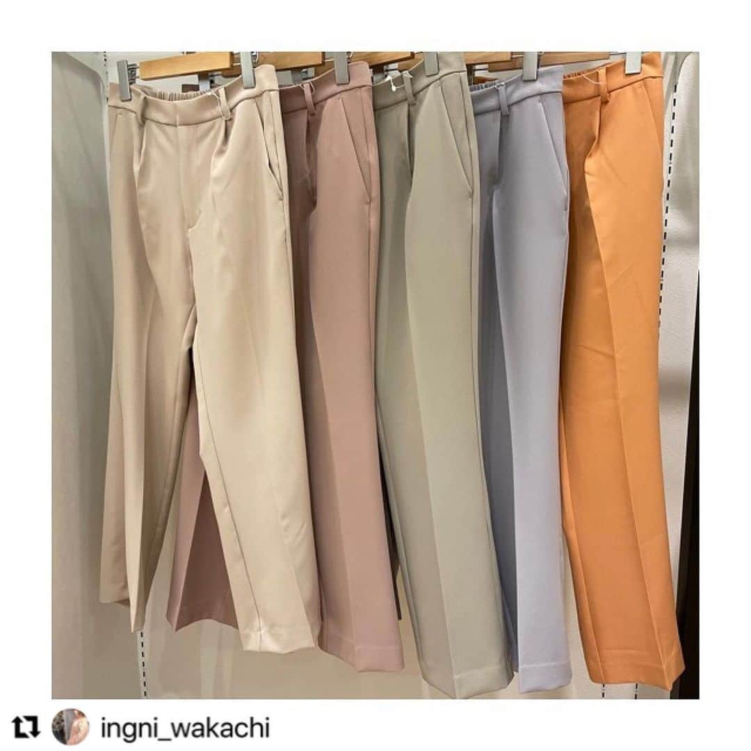 INGNI STOREさんのインスタグラム写真 - (INGNI STOREInstagram)「#Repost @ingni_wakachi 160cm ・・・ . 今季もセットアップ登場してます😳😳 インナーにロゴを挟むとカジュアル感も出て、きちっとしすぎない見た目に仕上がります♥ . ☑︎430123 #テーラージャケット ¥3,900+tax . ☑︎330124 #センタープレスパンツ ¥2,450+tax . . #ingni ﻿ #セットアップ#センタープレスパンツ#トレンド#可愛い#お洒落#プチプラ#ootd #きょこ #お洒落さんと繋がりたい #shopstaff#ショップ店員#今日のコーデ#コーデ﻿ #シンプル#いいね#insta#fashion#かわいい#ファッション#instagood#outfit#girl#着回し#カジュアル﻿#着回しコーデ」2月24日 20時02分 - ingnistore