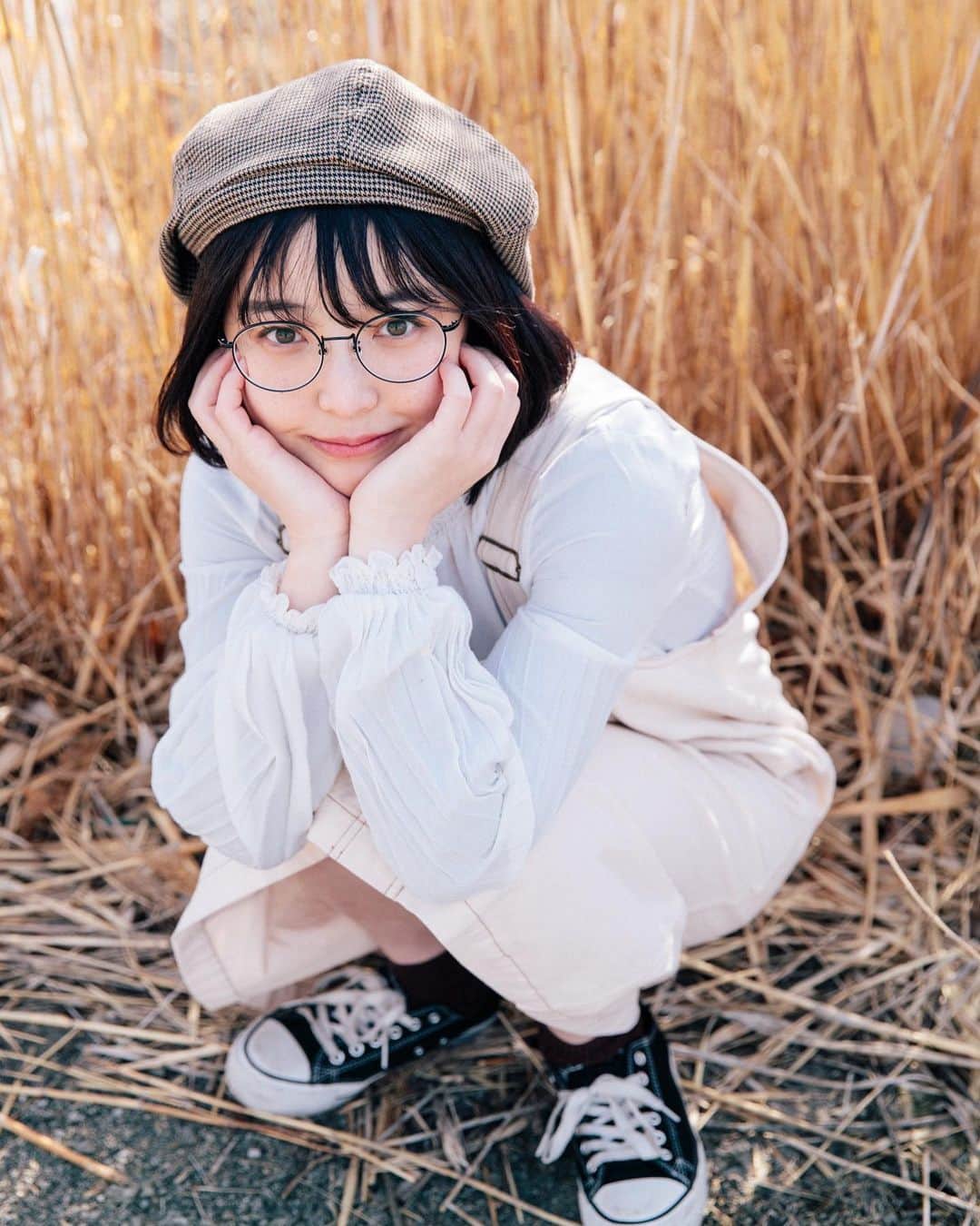 佐咲日菜のインスタグラム：「葛西臨海公園にて。 ホットレモンをいただいて 楽しい撮影でした☺︎✨」