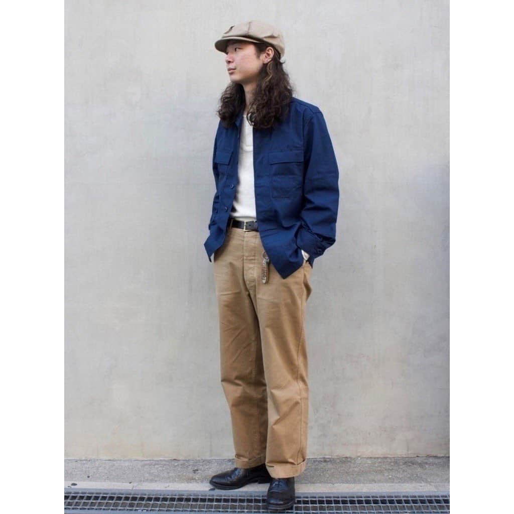 WEARさんのインスタグラム写真 - (WEARInstagram)「.  NAME: Taro.(WEAR ID: st3118)  #WEAR #ootd #outfit #fashion #WEAR更新 #ZOZOTOWN #ZOZO #pickup #arth #キャスケット #春コーデ #春アウター #オトナカジュアル #ヘンリーネック #チノパン #ミリタリー #ドレスシューズ #古着 #nigelcabourn #churchs」2月24日 20時11分 - wear_official