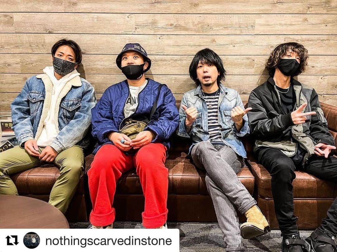 大喜多崇規のインスタグラム：「2日目さらなる追い込みからの聞き返し。最高に仕上げていきますね！タレ目なので疲れてる風に見えますけど 疲れてません。  #Repost @nothingscarvedinstone with @get_repost ・・・ "BEGINNING 2021”へ向けてのリハーサル2日目が終了しました。﻿ ﻿ 当日は1stアルバム『PARALLEL LIVES』全曲再現＋代表曲のスペシャルなセットリストでお届けします。﻿ ﻿ 現在、生配信視聴チケットが販売中です。﻿ 詳細はオフィシャルサイトをご覧ください。﻿ ﻿ SPECIAL ONE-MAN LIVE "BEGINNING 2021" feat.『PARALLEL LIVES』﻿ 2/27(土)新木場STUDIO COAST﻿ START 17:30〜﻿ ﻿ ・生配信視聴チケット：3,300円﻿ ※販売期間：3/2(火)21:00まで﻿ ※アーカイブ視聴：3/2(火)23:59まで﻿ ﻿ #nothingscarvedinstone #ナッシングス #ncis #silversunrecords #beginning2021 #parallellives」