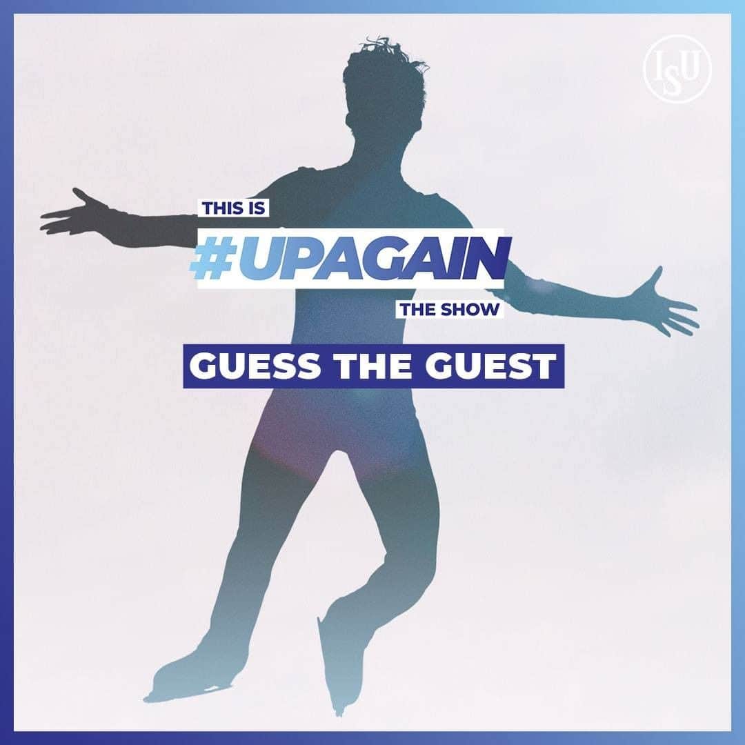 ISUグランプリシリーズのインスタグラム：「What’s a show without a star?! 🤩  The #UpAgain Show is kicking off with a BANG as one of the biggest names in Figure Skating joins us for episode 1!  Can you guess who it is? 👀」