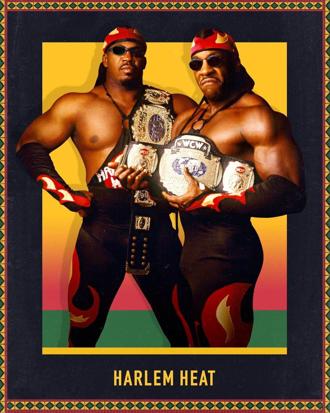 WWEさんのインスタグラム写真 - (WWEInstagram)「After Rocky Johnson & Tony Atlas opened the door with their World Tag Team Title victory in 1983, Harlem Heat picked up the mantle with a groundbreaking 10-time reign that lit a match for the future generation. #BlackHistoryMonth」2月24日 22時00分 - wwe