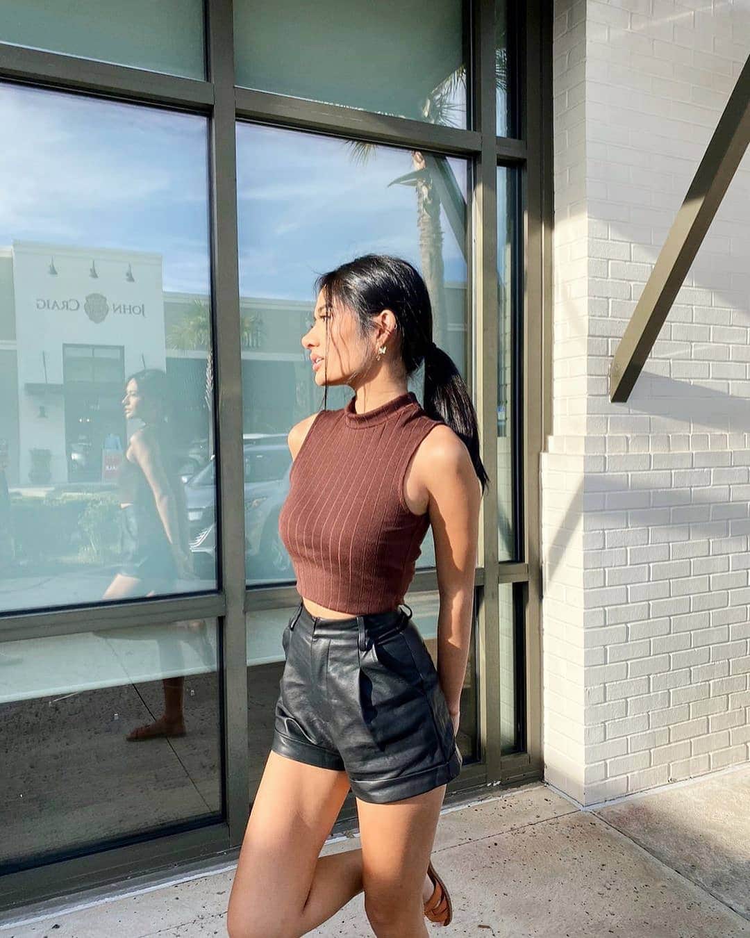 SHEINのインスタグラム：「Living for these golden hour vibes 🌞✨ @kaylakosuga  Shop Item #: 1534047  #SHEINgals #SHEINstyle #SHEINSS21 #fashionlook」