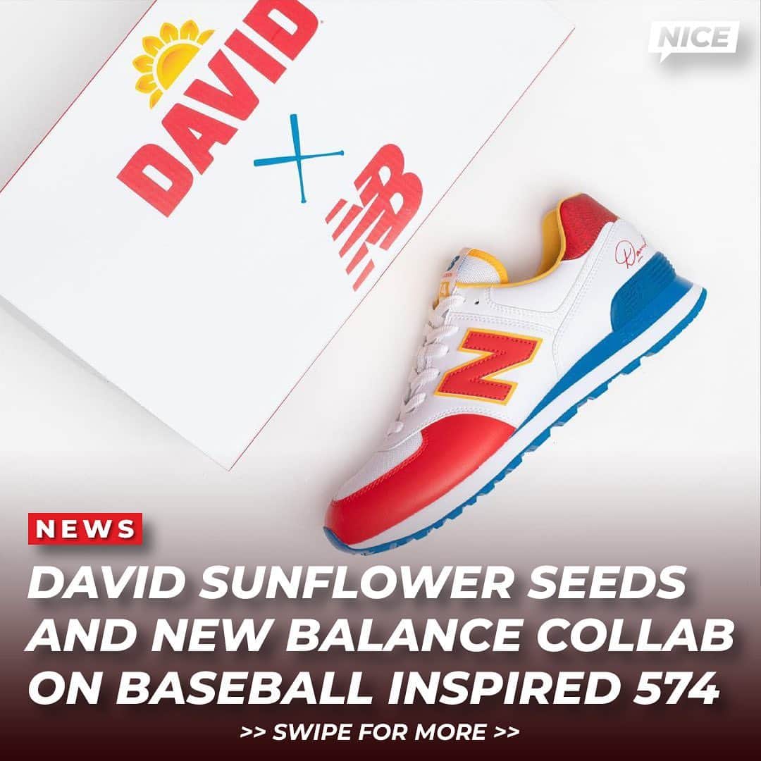 Nice Kicksさんのインスタグラム写真 - (Nice KicksInstagram)「Rip open a bag of @davidseeds and lace up the matching NB 574s 🌻 LINK IN BIO for more details.」2月25日 0時07分 - nicekicks