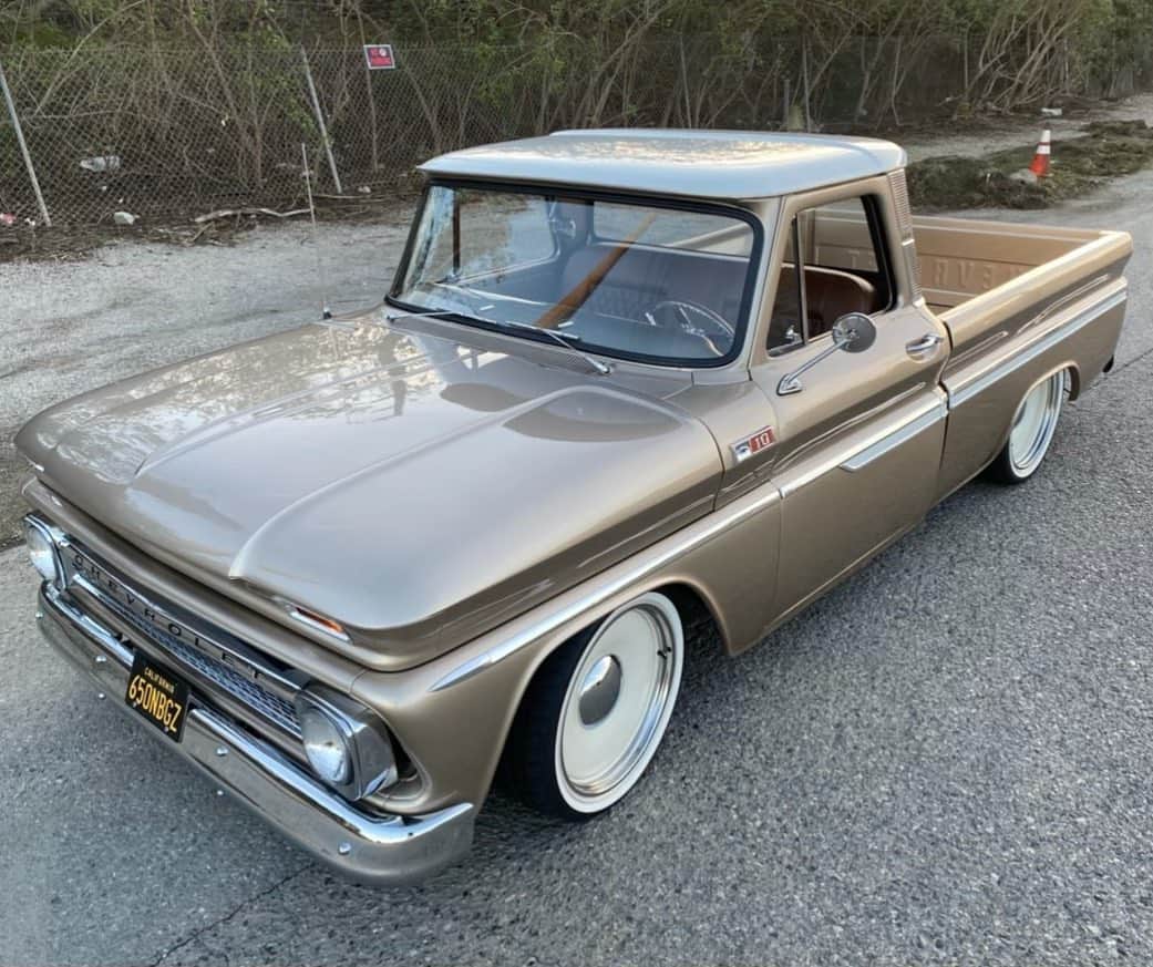 Classics Dailyさんのインスタグラム写真 - (Classics DailyInstagram)「Reserve today with a deposit, Available Mid March. Or let a friend know.  _ The boys at @classic_vins have an insane ‘65 C-10 near completion.  _ Details: 1965 Chevrolet C10 LS 5.3  4l60e Transmission  Headers/ Flow Masters Mufflers  Restomod Air CPP Booster Wilwood Disc brakes  _ Alpine system with Apple car play and back up camera  Dual amps  Alpine R series speakers  12” kicker sub _ New paint, interior, chrome, stainless, rubber, glass  _ New Oak Wood Bed New Rear End _ New staggered 20x8/20x9  Detroit Mobsteel’s  With  255/35/20 and 275/35/20  Federal white walls   This is a Complete restoration.  _ Contact @classic_vins or @tcd_motorsports for more info or ask below.」2月25日 0時34分 - classicsdaily