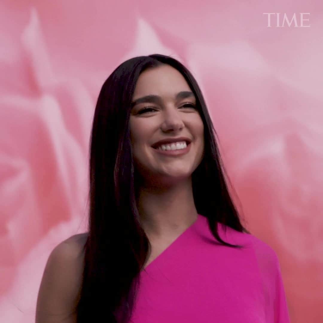TIME Magazineのインスタグラム：「"I entered @dualipa's orbit last November when I appeared as a guest on her Studio 2054 streamed concert," says @kylieminogue. "The production was spectacular and inclusive, somehow both future and retro, with her instantly recognizable voice stamped all over clever songwriting." "Sometimes I like to write things in my songs and almost then manifest them," Dua Lipa says about the term "female alpha." "It made me feel empowered and I wanted other women and people to feel empowered when they heard that song. We need to believe more in our power.” Read more, and see the full #TIME100Next list, at the link in bio. Video by TIME; original music: Future Nostalgia, from the album Future Nostalgia, @warnerrecords 2020」
