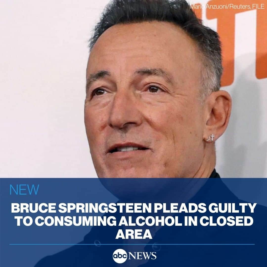 ABC Newsさんのインスタグラム写真 - (ABC NewsInstagram)「NEW: Bruce Springsteen pleads guilty to consuming alcohol in a closed area following an arrest at a New Jersey park. Tap link in bio for more. #brucespringsteen」2月25日 1時31分 - abcnews