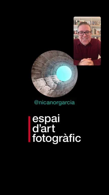 Nicanor Garcíaのインスタグラム：「Charla con Nicolás Llorens, director de Espai D’Art Fotogràfic.  Utiliza el código nicanor-espai para tener un descuento en su Curso Online.」