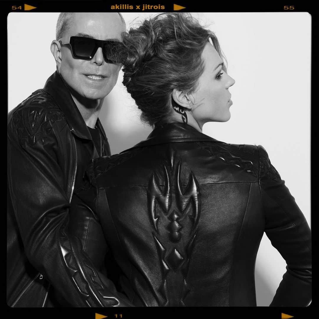 ジトロワのインスタグラム：「WORK IN PROGRESS  I Caroline Gaspard & Jean-Claude Jitrois are delighted to introduce their new collaboration during this upcoming #pfw # @akillisparis & @jitroisparis Photographed by @omermajiauk  Makeup @claveriebenoit」