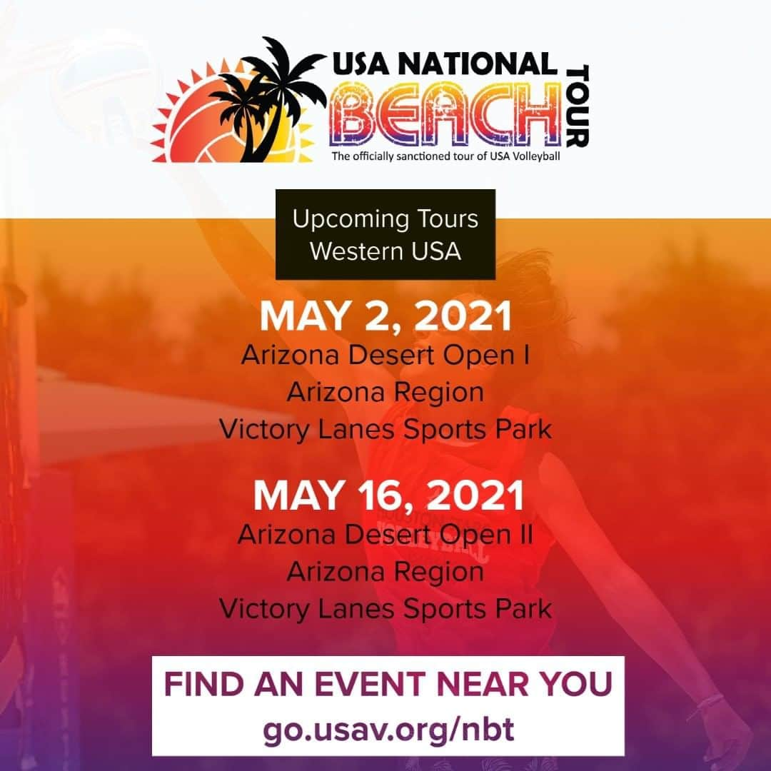 USA Volleyballさんのインスタグラム写真 - (USA VolleyballInstagram)「Spots are filling up fast for these upcoming National Beach Tour events and the Gulf Coast Beach Fest is almost completely filled! ⛱  Find an event near you and sign up today, 🔗 in bio.」2月25日 2時01分 - usavolleyball