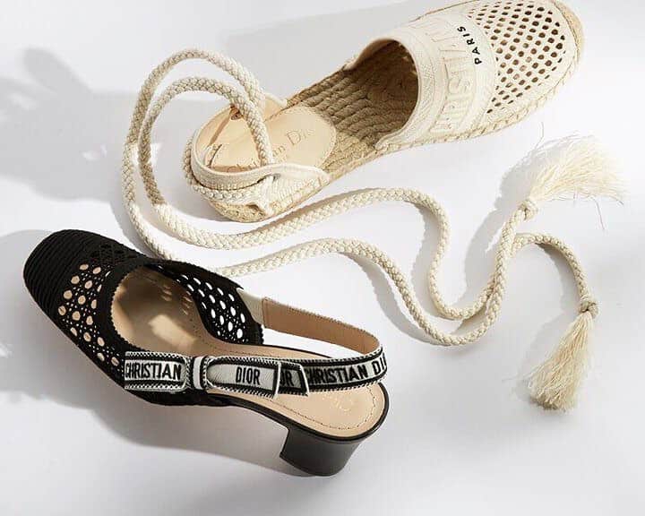GILTのインスタグラム：「It will be espadrille weather soon. Are you ready? Tap to shop #Dior.」