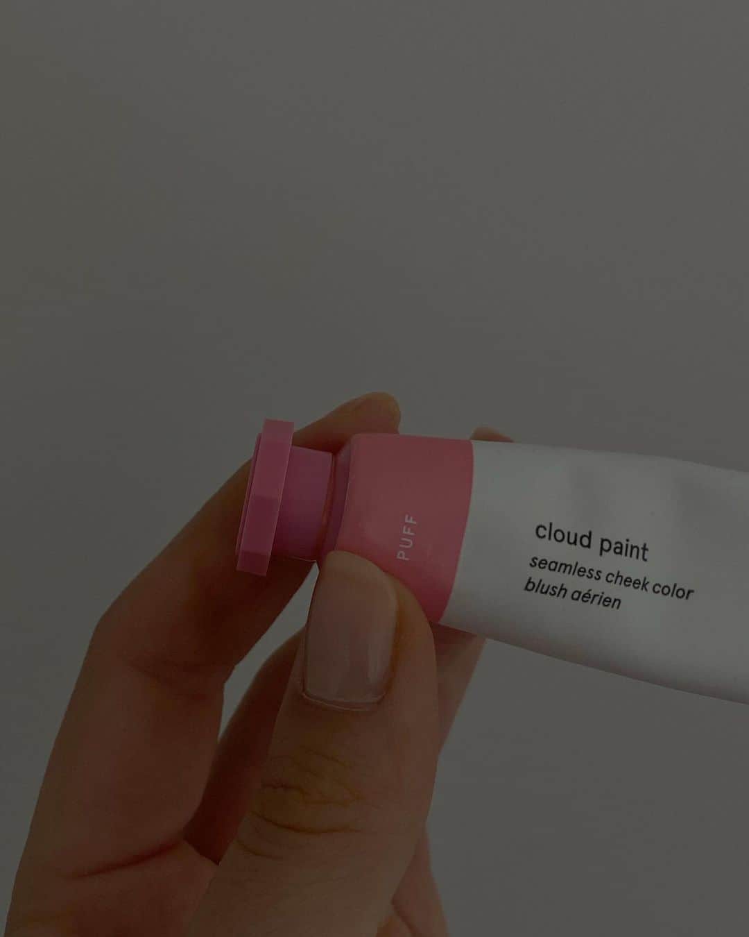 Mara Teigenのインスタグラム：「Baby pink puff @glossier」