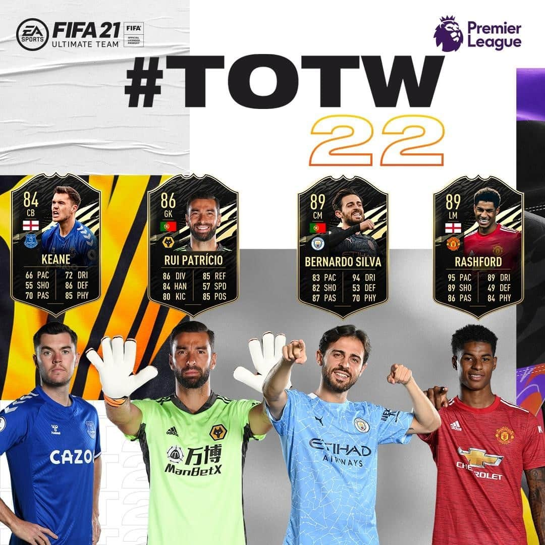 プレミアリーグさんのインスタグラム写真 - (プレミアリーグInstagram)「4️⃣ PL stars feature in @easportsfifa's #TOTW 👀」2月25日 3時00分 - premierleague