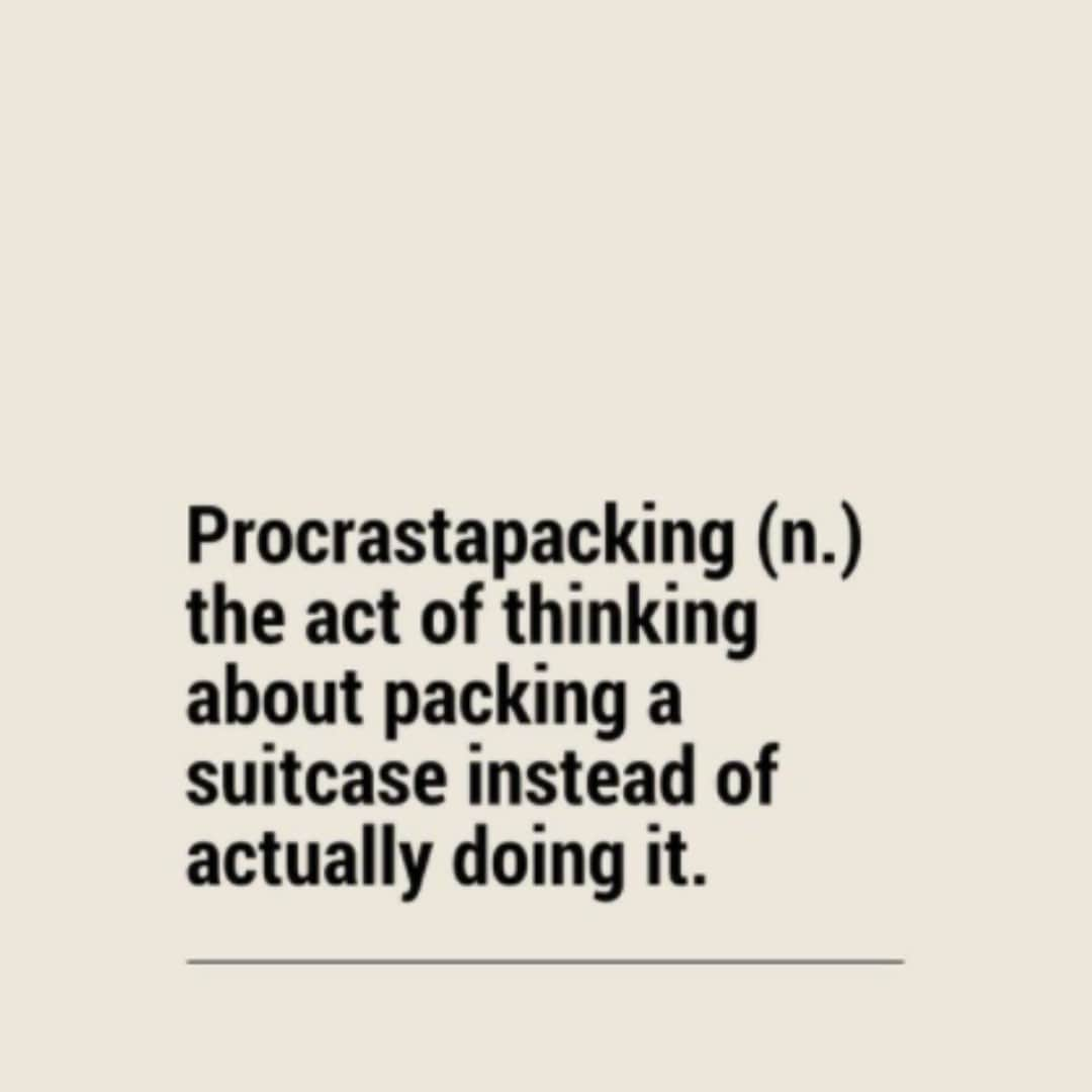 ロンドンフォグのインスタグラム：「We are in perpetual procrastapacking…dreaming of when we can actually do it!」