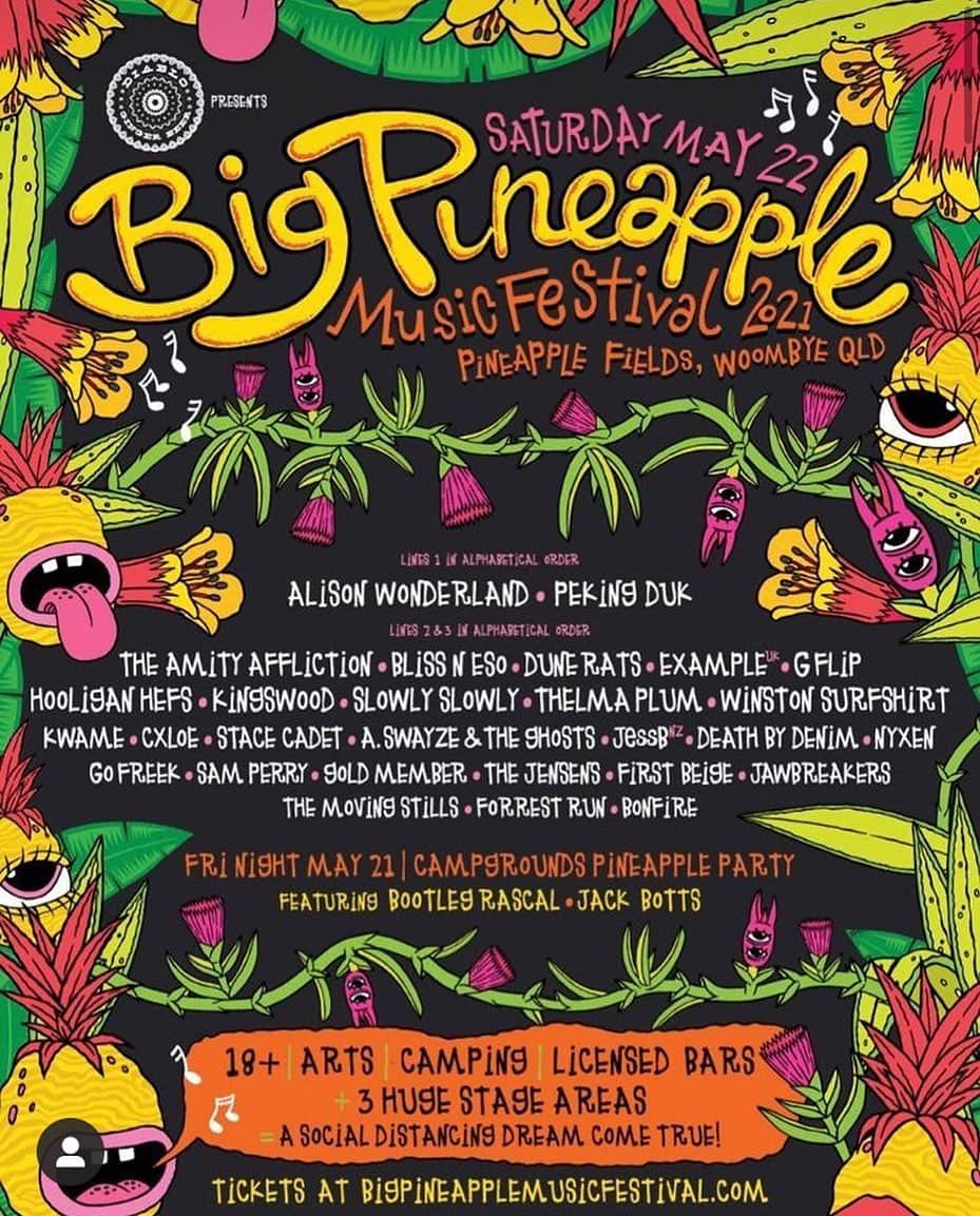 のインスタグラム：「@bigpineapplemf you little ripper!!!! 🍍🔥」