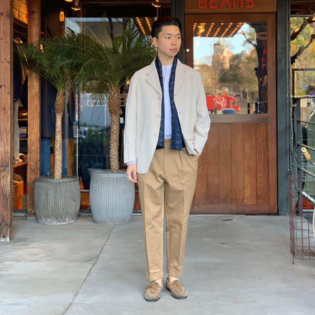 BEAMS+さんのインスタグラム写真 - (BEAMS+Instagram)「. BEAMS PLUS STYLE  BLOG UPDATED Link In Bio  #allnightbeamsplus   #beams #beamsplus #beamsplusharajuku #harajuku #tokyo #kaptainsunshine #chinotrousers #pleatedtrousers #mensfashion #mensstyle #menswear」2月25日 13時54分 - beams_plus_harajuku