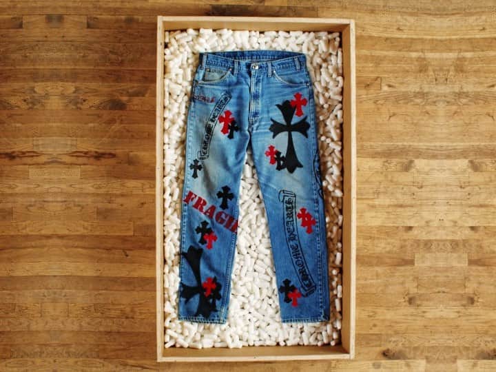のインスタグラム：「+ stencil denim + + + link in bio +」