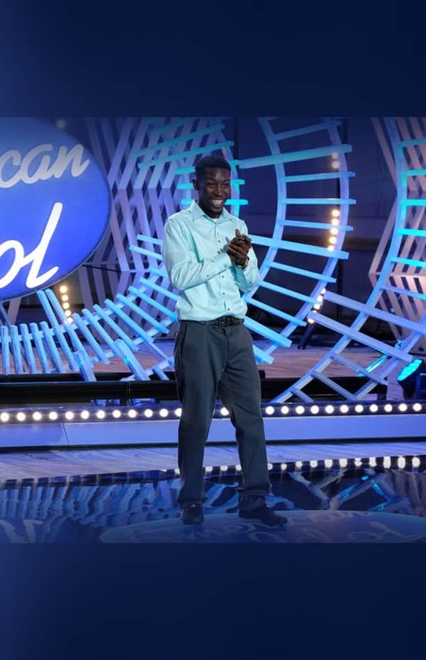 American Idolのインスタグラム：「What a moment with @calvin_upshaw662! It's never too late to right your path and change your life. 💙」