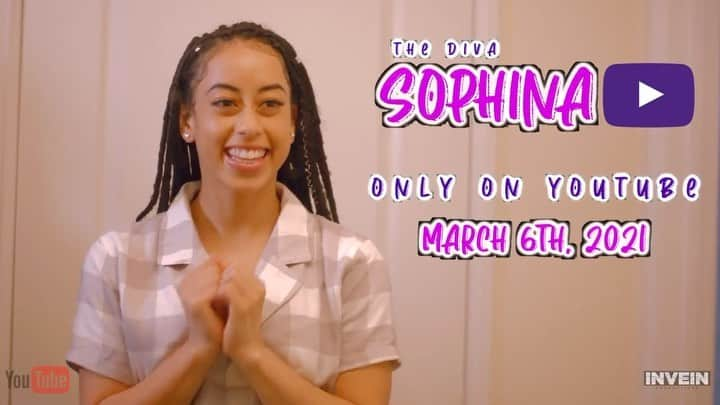 ソフィーナ・デジーサスのインスタグラム：「Check out the the rest of the trailer to my new web series “Sophina The Diva” ! And make sure to tune in March 6th for the premier of the pilot at 11am PST! We need your help to finish off the season, so please go to the link in my bio to our crowdfunding page and donate what you can, anything helps! Oh yeah, and there are prizes as well!! Thank you for the support! 💙💙🎉🎉 LINK IN BIO!」