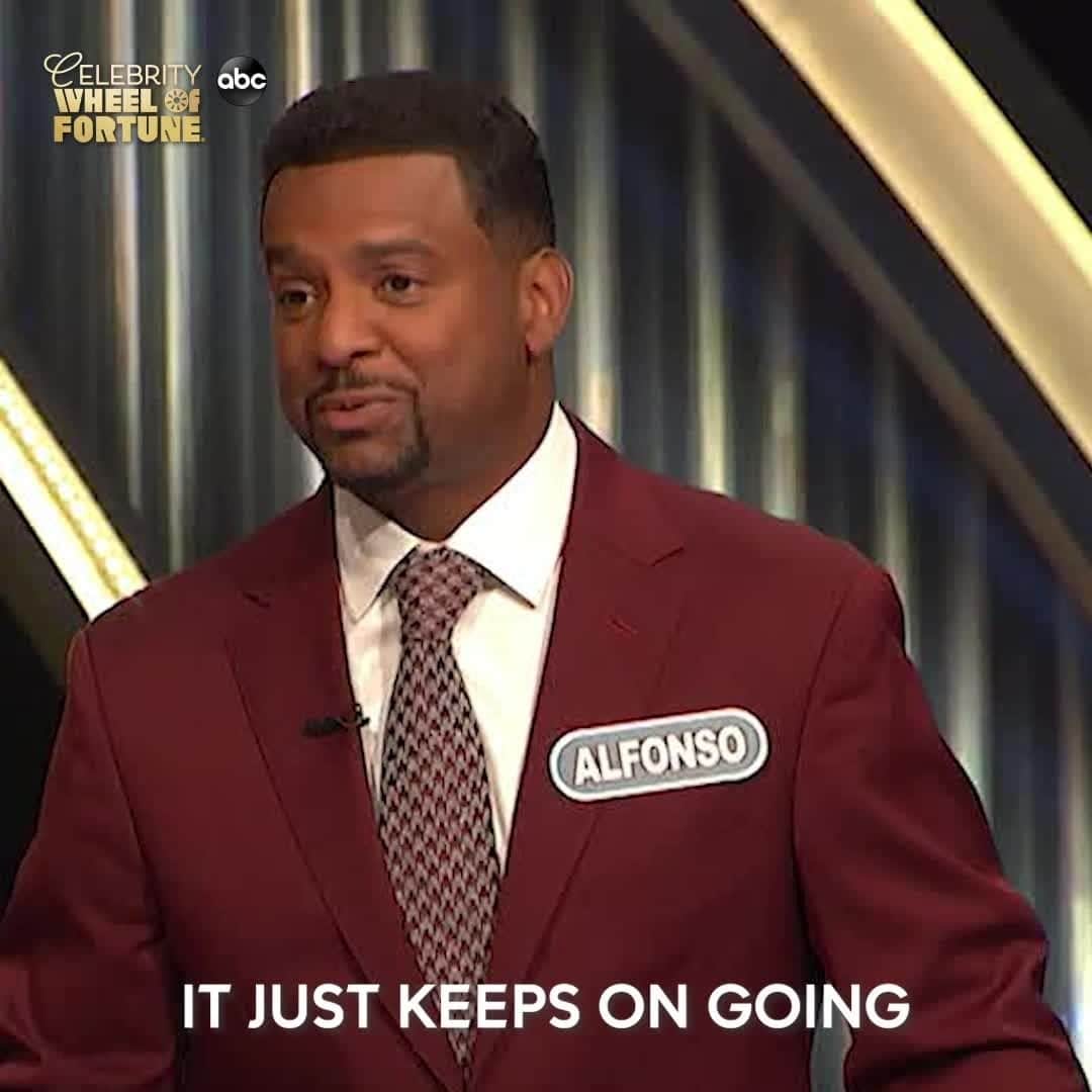 アメリカン・ブロードキャスティング・カンパニーのインスタグラム：「Some things just never stop being funny 😆 Don't miss @AFVofficial's host, @therealalfonsoribeiro on #CelebrityWheelOfFortune tomorrow at 8|7c on ABC!」