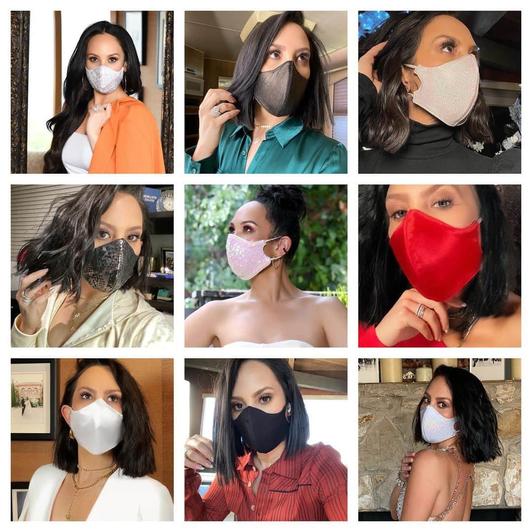 シェリル・バークさんのインスタグラム写真 - (シェリル・バークInstagram)「I present to you - the many masks of Cheryl Burke!! As you guys know, one of my proudest ventures during this past year was creating a fashionable, breathable, and meant for all face-shapes mask collection.   @baileyblueclothing is offering all of my masks for a discounted price RIGHT NOW! Make sure to tell me in the comments which ones are your favorites, and tag me in any photos once you get them. I love being able to see all of you guys enjoy something I've worked so hard on. Swipe up on my story to shop!」2月25日 5時56分 - cherylburke