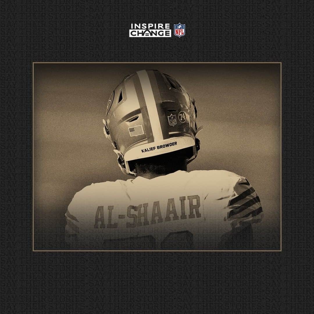 NFLさんのインスタグラム写真 - (NFLInstagram)「Say His Name: Kalief Browder  Kalief is one of the many individuals being honored by players and coaches this season through the NFL’s helmet decal program. #SayTheirStories #InspireChange」2月25日 6時00分 - nfl
