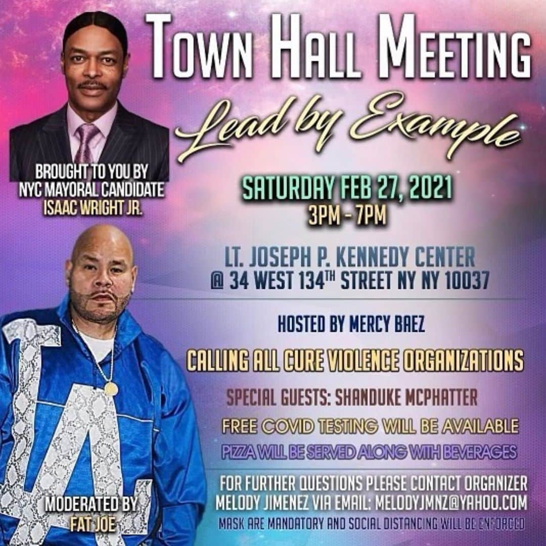 バスタ・ライムスさんのインスタグラム写真 - (バスタ・ライムスInstagram)「Salute @isaacwrightjr on this Town Hall Meeting and Salute @fatjoe on moderating this event all going down 2.27.21. ✊🏿✊🏿✊🏿✊🏿✊🏿✊🏿」2月25日 6時15分 - bustarhymes