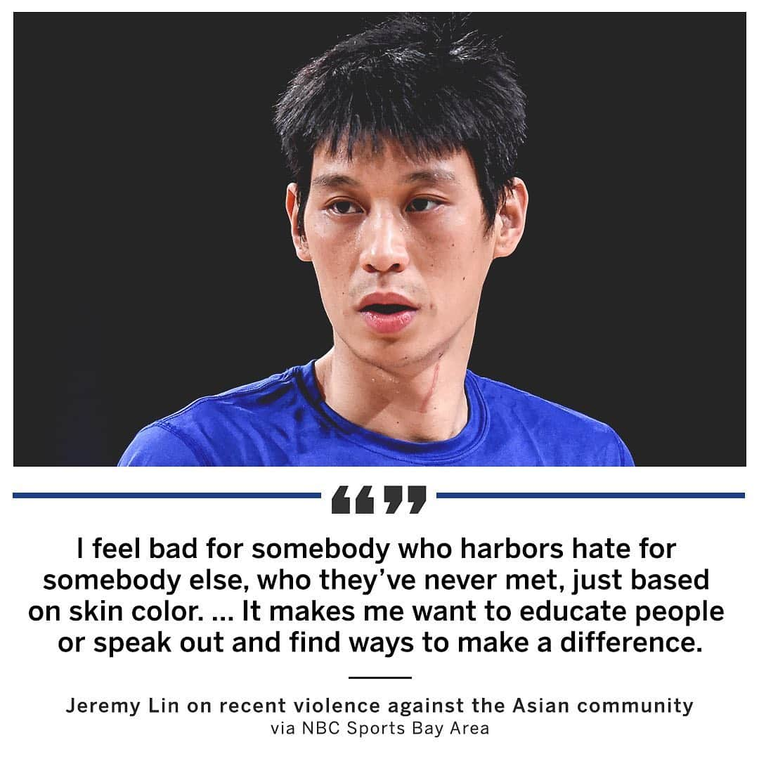 espnさんのインスタグラム写真 - (espnInstagram)「Jeremy Lin spoke out against recent violence against Asian-Americans and called for solidarity from others.」2月25日 6時19分 - espn