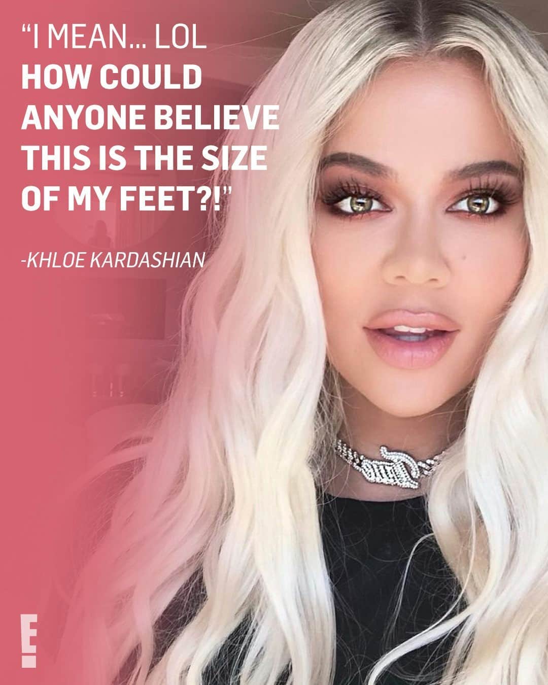 E! Onlineさんのインスタグラム写真 - (E! OnlineInstagram)「Trouble is afoot for Khloe Kardashian after posting a photo that made her feet look... Let's just say, *really* long. 👀 Her reasoning behind the distorted pic and the photo in question, are at the link in our bio. (📷: Instagram)」2月25日 6時45分 - enews