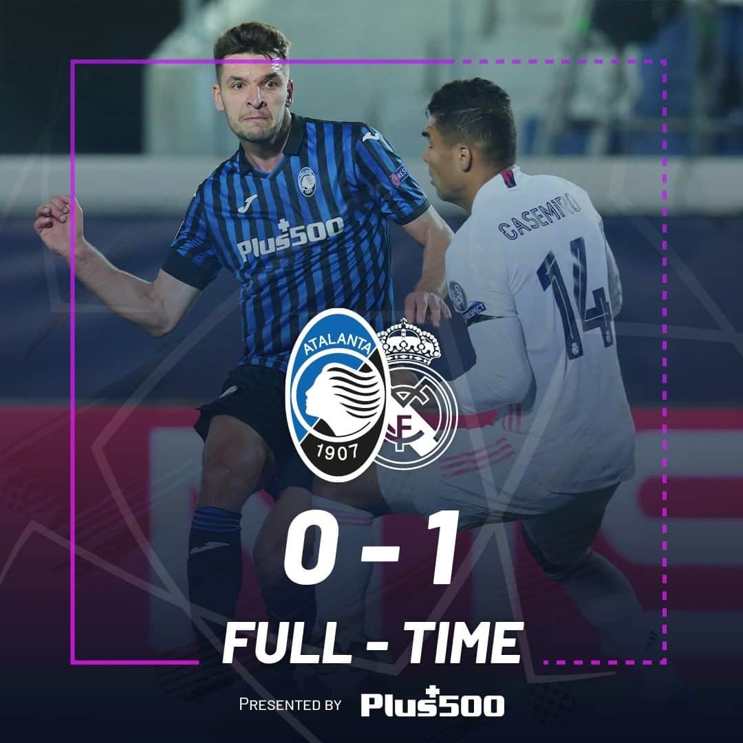 アタランタBCのインスタグラム：「😤 Risultato amaro, ma qualificazione ancora aperta. 👊 A bitter result, but everything's still to play.  #AtalantaReal #UCL #GoAtalantaGo ⚫🔵 #Atalanta #BergAMO #ForzaAtalanta」
