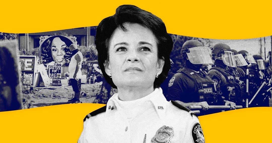 NBC Newsさんのインスタグラム写真 - (NBC NewsInstagram)「Erika Shields, the former Atlanta, Georgia, police chief who resigned hours after the high-profile police killing of a Black man, was hired to lead the Louisville Metro Police Department last month, undertaking the outsize tasks of building public trust in the department and also building a department worthy of that trust.⁠ ⁠ It will be an uphill climb.⁠ ⁠ Tap the link in our bio to read more.⁠ ⁠ 🖌 @chelsstahl / @nbcnewsart」2月25日 7時03分 - nbcnews