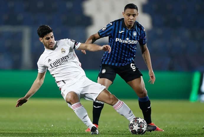 マルコ・アセンシオのインスタグラム：「Victoria importante. Seguimos en buena línea. Vamos @realmadrid / An important victory. We are on the right track. Come on @realmadrid 💪🏽」