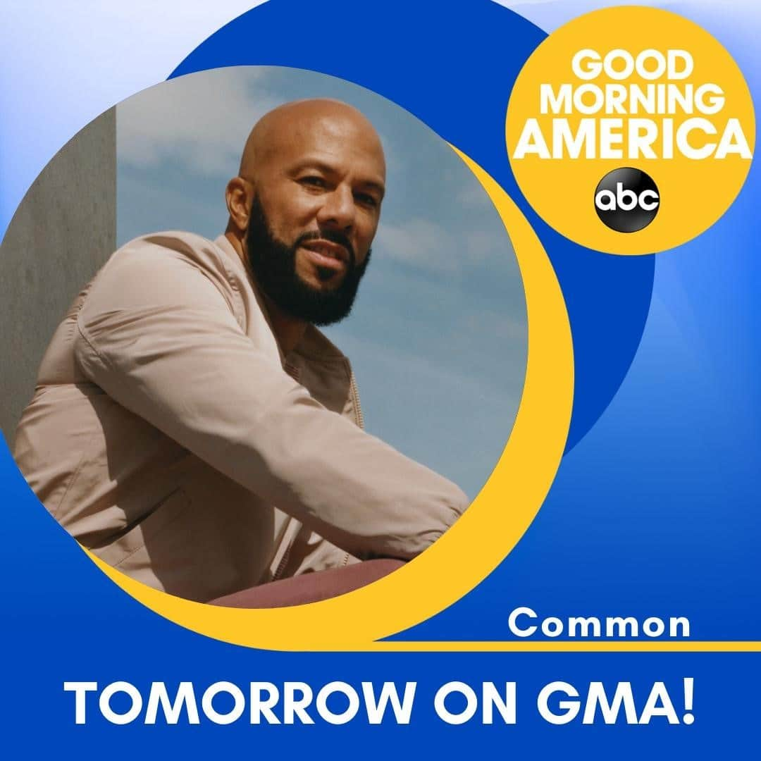 Good Morning Americaさんのインスタグラム写真 - (Good Morning AmericaInstagram)「TOMORROW ON GMA: @common speaks with our @michaelstrahan about the power behind hip hop music. ⁠ ⁠ #BlackHistoryMonth」2月25日 9時48分 - goodmorningamerica