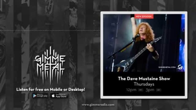 のインスタグラム：「Check out this studio update from the last Dave Mustaine Show! Stoked for the upcoming Megadeth album? Give us your top three Megadeth albums in the comments below as we get excited for THURSDAVE tomorrow at 12pm PT / 3pm ET only on gimmemetal.com!」