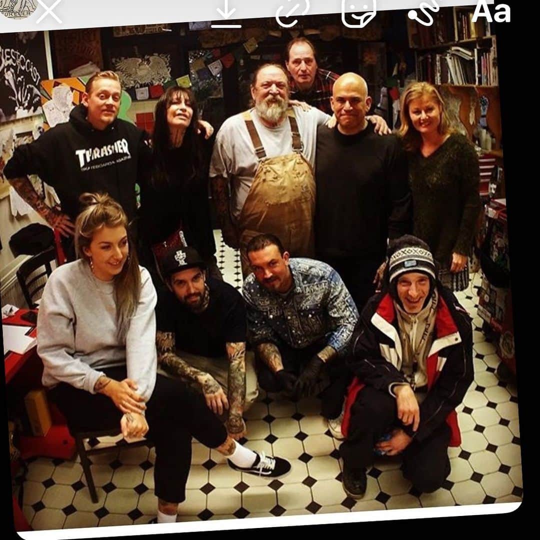 アムステルダム・タトゥー・ミュージアムのインスタグラム：「Five years ago#annemarie beers#juan#magic juan#juan puente#morrison#gekke dean#tygho veldhoen#louise van teylingen#ruo#pa tattoo#timothy english#tattoo mollyschiffmacher and veldhoen#amsterdam」