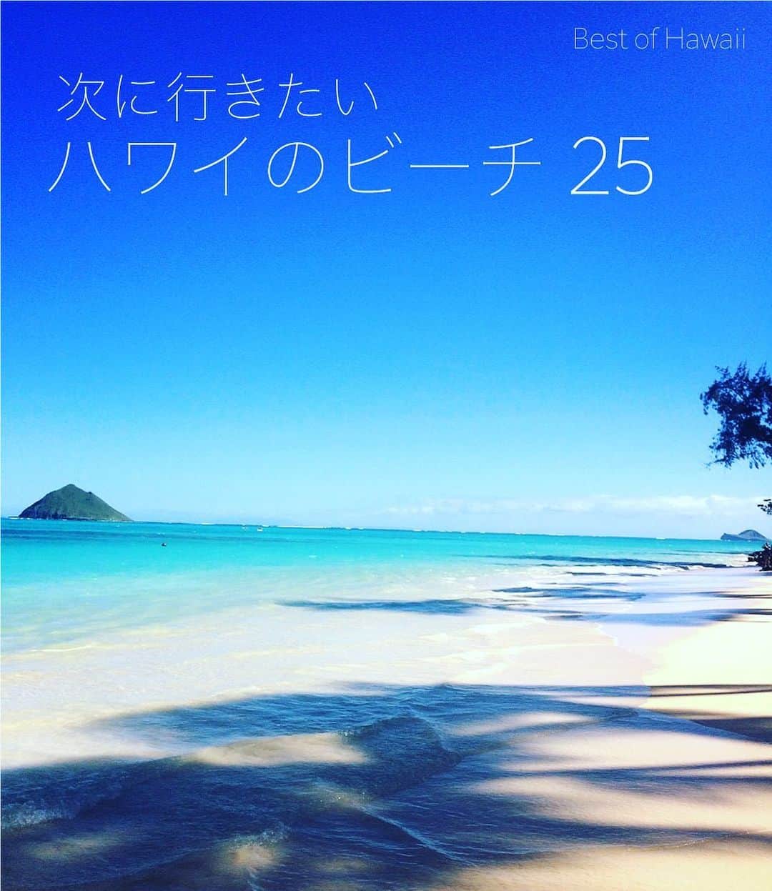 のインスタグラム：「私が密かに運営してるウェブサイトsunday_tripperがなんと！ハワイ本を出しました！　最高に気持ちいいビーチを紹介しとります。Amazonで金曜日まで無料！ よろしくお願いします！ https://amzn.to/3dEflE6」