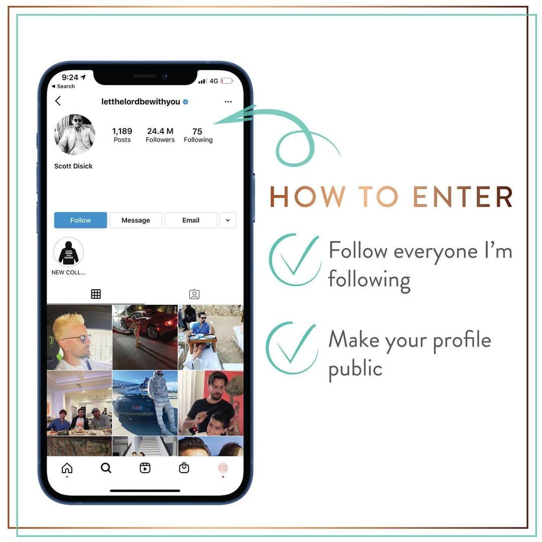 スコット・ディジックさんのインスタグラム写真 - (スコット・ディジックInstagram)「🚨How to enter 🚨 . . Follow everyone I am following NOW & enter via image of KYLIE ◀️◀️ . . Make sure your profile is set to public until a winner is announced!」2月25日 11時51分 - letthelordbewithyou