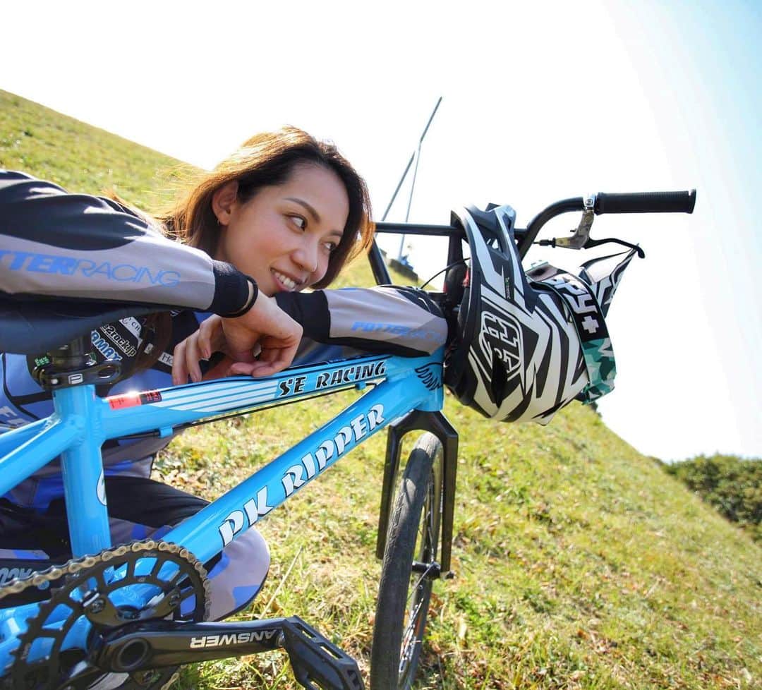 飯端美樹のインスタグラム：「フレームが新しくなりました💙 #sebikeslife」
