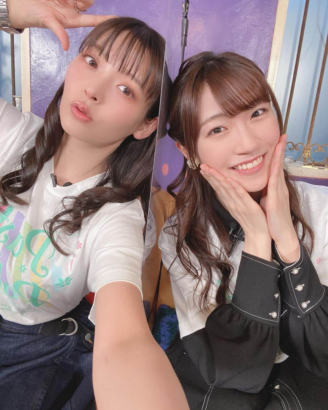 上坂すみれさんのインスタグラム写真 - (上坂すみれInstagram)「バンドリTV放送中です！ あみたさんとあらまあうふふうふふヾ(*´∀｀*)ﾉ パスパレサウンドオンリーライブもお楽しみに〜！  #バンドリ #前島亜美 #上坂すみれ」2月25日 22時37分 - uesaka_sumire