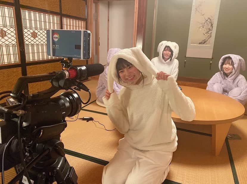 藤崎未夢さんのインスタグラム写真 - (藤崎未夢Instagram)「♡ みんなおそろいのパジャマ🐇」2月25日 22時41分 - miyu_miyu_ngt48