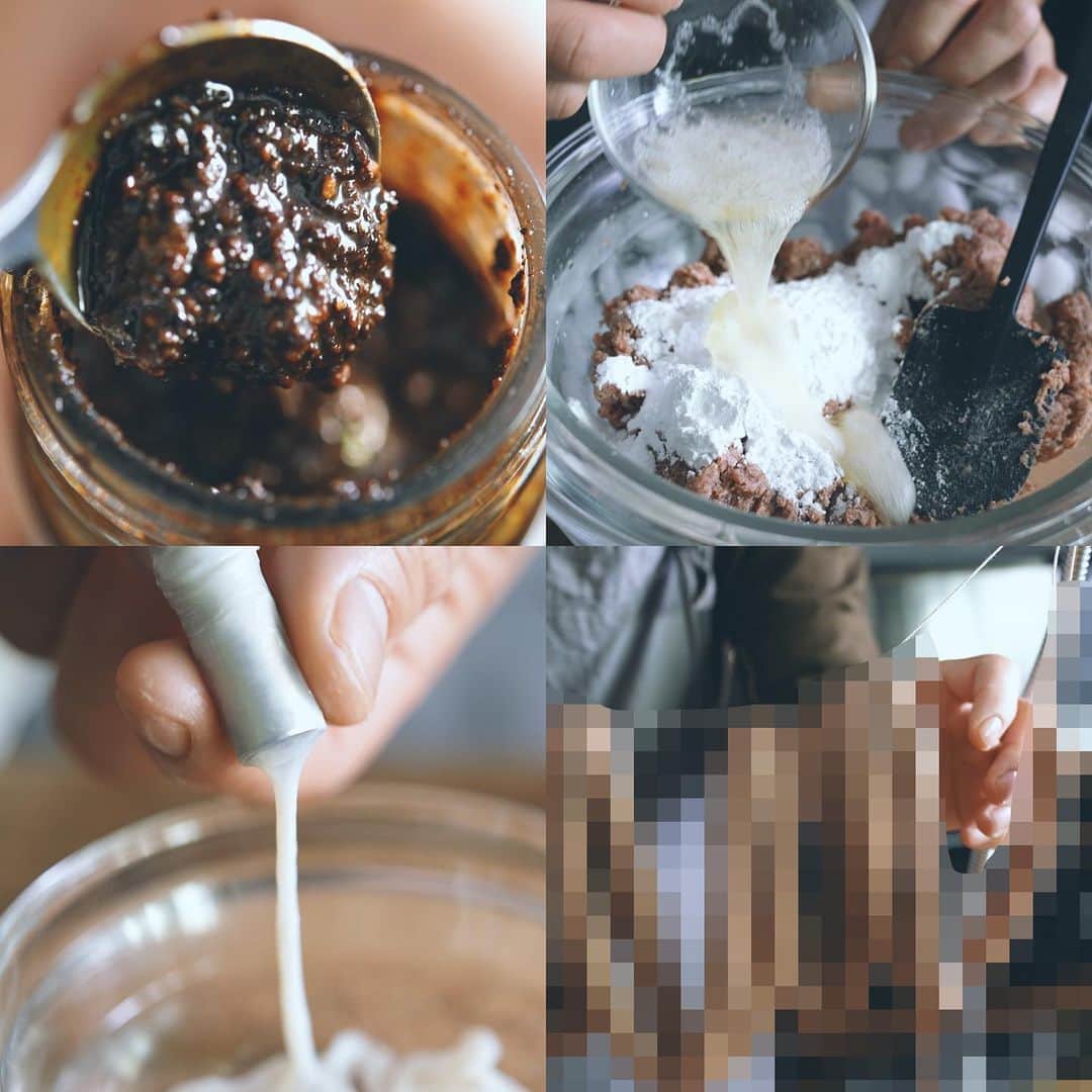 のインスタグラム：「I am currently doing some video editing work ∴∵ゞ(´ω`*)♪ I plan to release the new video in the evening of the 26th or morning of the 27th, Japan time. What I've used is still a secret. Stay tuned.  #cacao #cacaojang #food #underconstruction」