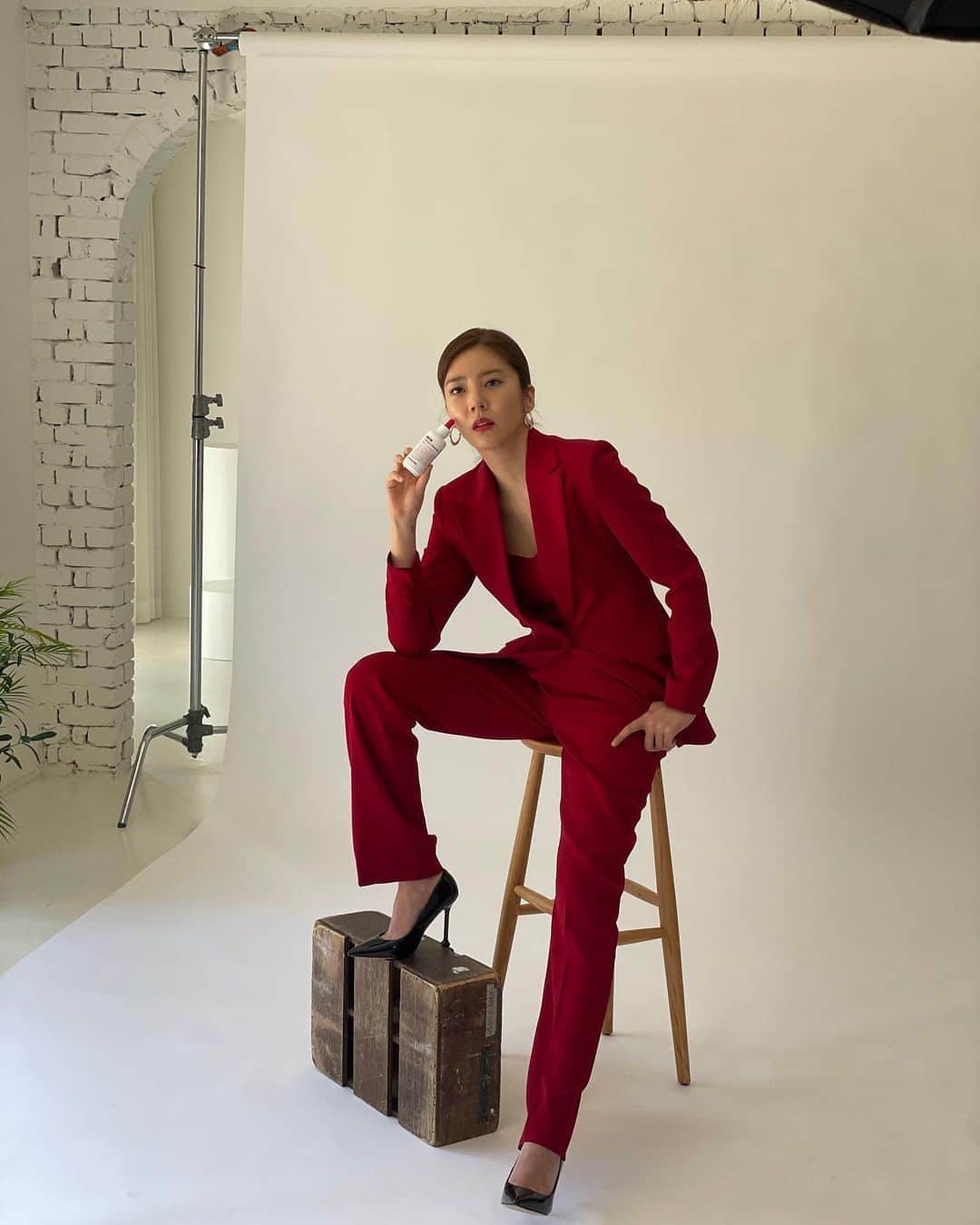 ソン・ダムビのインスタグラム：「멍~~😂」