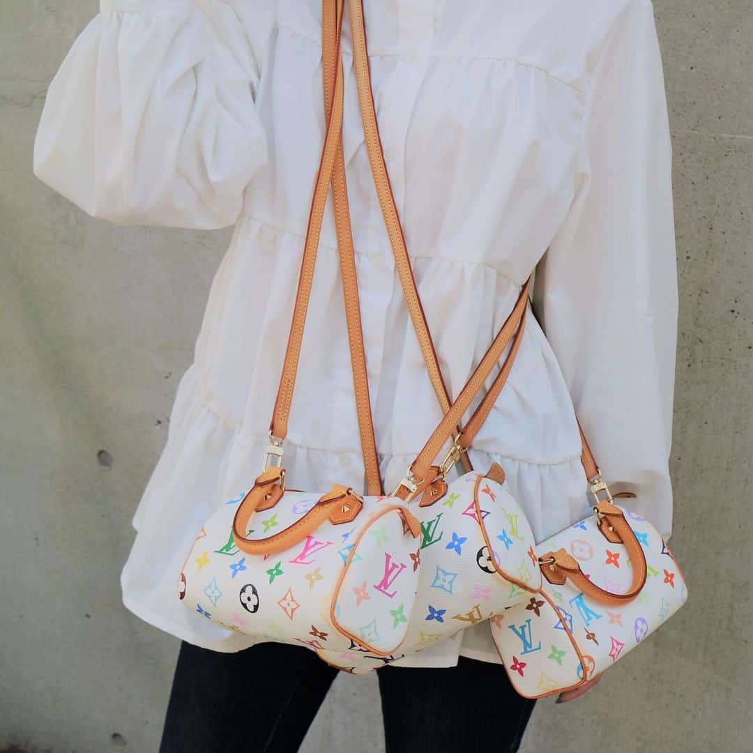 Vintage Brand Boutique AMOREさんのインスタグラム写真 - (Vintage Brand Boutique AMOREInstagram)「Mini Speedy in white multicolor monogram   Available Online for Purchase🛒  Search Code: ao31806 (more available in store)  ✈️Free Shipping Worldwide 📩DM for more info and pricing  ➡️info@amorevintagetokyo.com  #lvbag #minispeedy #multicolormonogram」2月25日 15時28分 - amore_tokyo