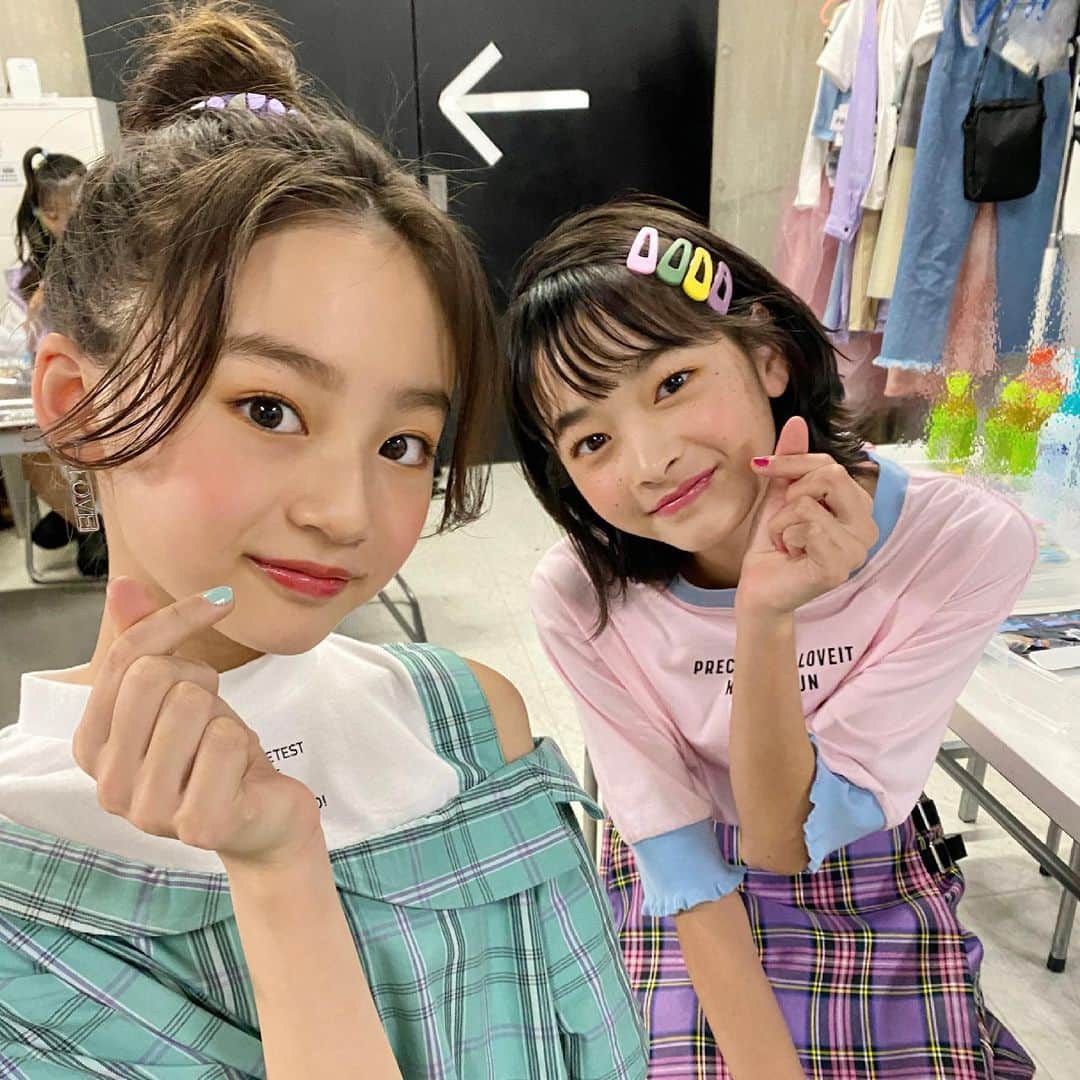 ニコ☆プチのインスタグラム：「♡♡♡ . きゅんです💓 . #ニコプチ #プチモ #飯尾夢奏 #滝口芽里衣」