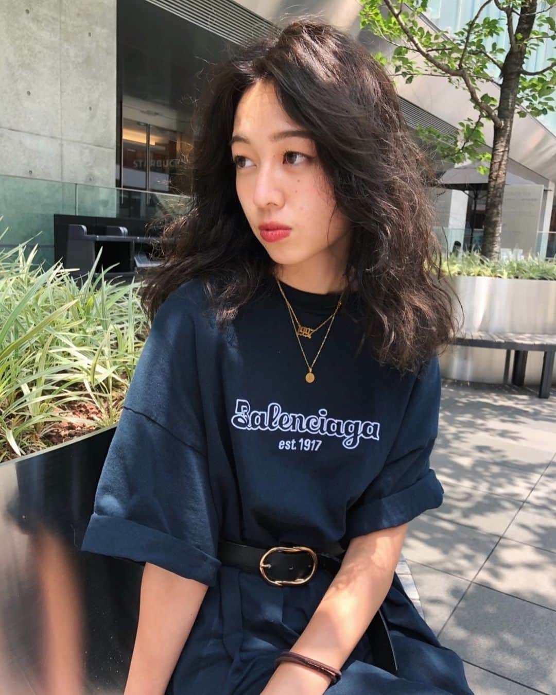 AYASAのインスタグラム：「🌱 冬っぽいの飽きちゃったから春っぽいの☺️ 去年の6月💪🏽 —— #throwback」
