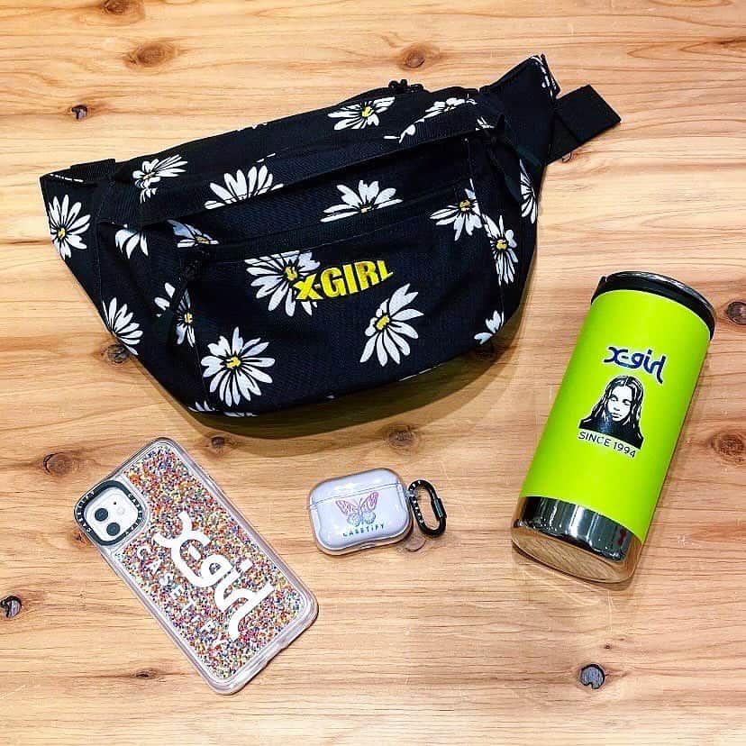XGIRL_ootdのインスタグラム：「#xgirl_ootd @bloom_403  X-girl KANAZAWA STAFF RECOMMEND ITEMS -------------------------- ・ ▪️MILLS LOGO ADVENTURE HIP BAG ¥6,000+tax ▪️X-girl × CASETiFY MOBILE CASE for iPhone 11 ¥4,400+tax --------------------------」