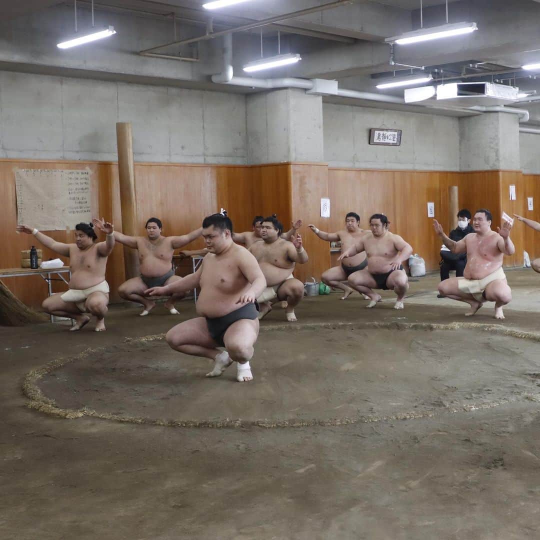 日本相撲協会さんのインスタグラム写真 - (日本相撲協会Instagram)「本日も相撲教習所で合同稽古が行われ、全日程が終了しました。  大相撲三月場所は、両国国技館にて3月14日（日）から始まります！  @sumokyokai #大相撲 #sumo #相撲 #力士 #お相撲さん #japanphoto #sumowrestlers #japanculture #cooljapan #白鵬 #髙安 #若隆景 #阿武咲 #霧馬山 #逸ノ城 #若元春 #東龍 #錦木  #北磻磨 #狼雅 #荒篤山 #若山 #宝香鵬 #塚原 #魁勝 #彩の湖 #若隆元」2月25日 17時49分 - sumokyokai