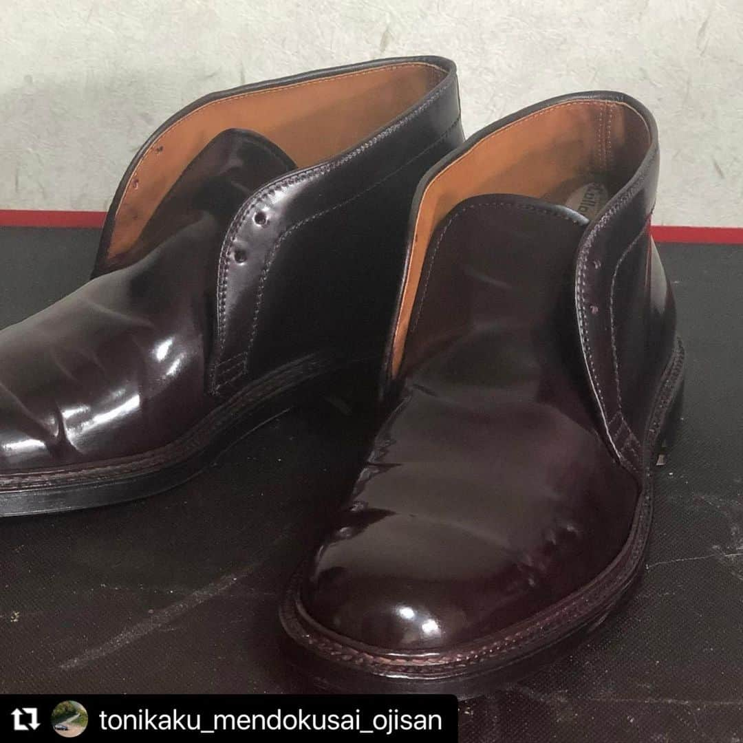 THE COLUMBUS CO.,LTD.さんのインスタグラム写真 - (THE COLUMBUS CO.,LTD.Instagram)「Repost @tonikaku_mendokusai_ojisan with @make_repost  @tonikaku_mendokusai_ojisan さんの投稿をリポストさせて頂きます！  本日もアーティストパレットを使用してタグ付けして下さったお客様を 発見致しました😂  やはりコードバン×アーティストパレットは最強説ですね…🤔 いつもご投稿ありがとうございます！  皆様もどんどんタグ付けして頂けると中の人が喜びます🙋‍♂️✨  アーティストパレットも #コロンブスオンラインショッでご購入可能‼️  ・・・ オールデン　 コードバンチャッカの お手入れとトゥスチール、 サイズ調整をさせていただきました。  お手入れは お客様がはじめての オールデン、コードバン なので難しい事はせず、 コロンブス　ブートブラック　アーティストパレット プルーンのみで 磨かせていただきました。  🥿 #長崎市  #長崎  #nagasaki  #nagasakicity  #長崎靴修理  #靴修理長崎  #靴磨き長崎 #長崎靴磨き #shoeshine  #靴磨き #靴修理  #shoerepair  #alden  #alden1339  #オールデン  #オールデンコードバン  #オールデン1339  #コードバン  #コードヴァン  #トライアンフ  #トライアンフトゥスチール  #トゥスチール  #triumph  #bootblack  #bootblackアーティストパレット #アーティストパレット  #artistpalette  #コロンブス  #columbus」2月25日 17時50分 - columbus_official_