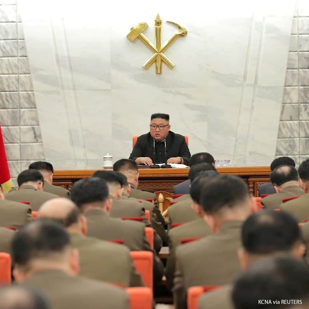 ABC Newsさんのインスタグラム写真 - (ABC NewsInstagram)「North Korea's leader Kim Jong Un speaks during the first enlarged meeting of the 8th Central Military Commission of the Workers' Party of Korea in Pyongyang, North Korea. #kimjongun #northkorea」2月25日 18時00分 - abcnews