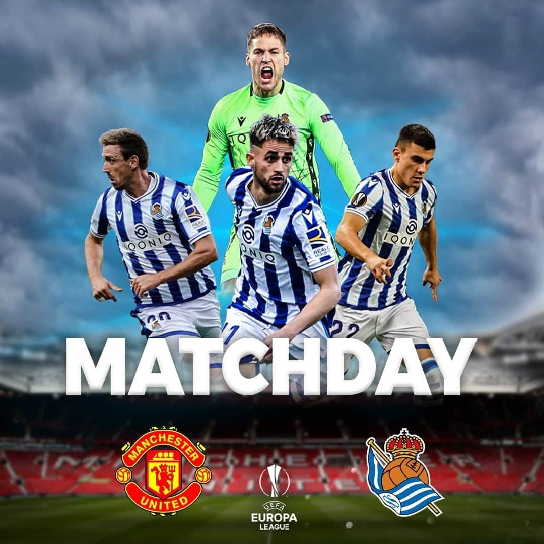 レアル・ソシエダさんのインスタグラム写真 - (レアル・ソシエダInstagram)「⚽ @manchesterunited 🆚 #RealSociedad 🏟 Old Trafford ⏰ 21:00 🔊 AUPA REAL!!! 💙⚪  #UEL #EuropaRS #AurreraReala #Football #nikezdutbigarrentalderik #yonotengosegundoequipo」2月25日 18時00分 - realsociedad